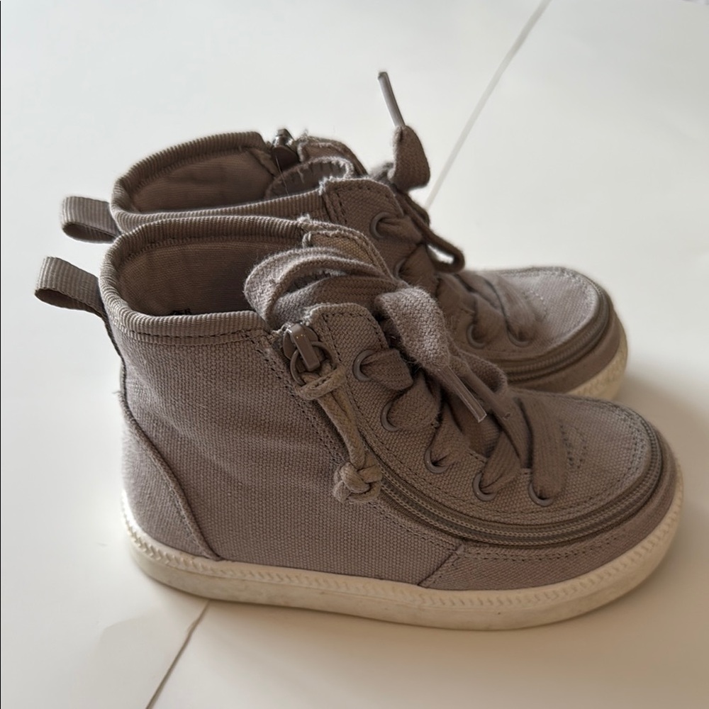 Kids Gray High-Top Sneakers - Picture 2 of 6